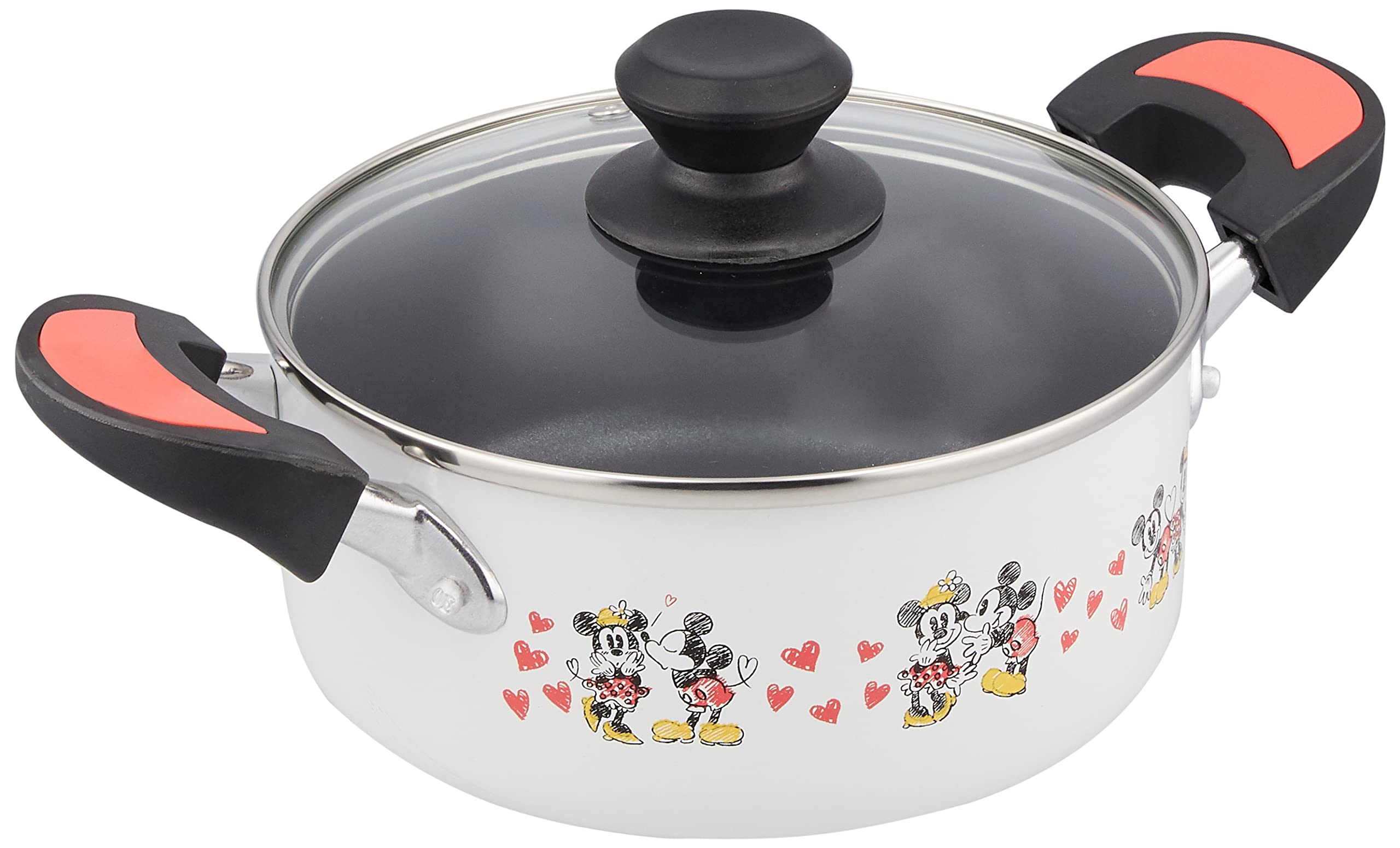 Amazon.co.jp: タマハシ 「ミッキー&ミニー」 両手鍋18cm MM-313